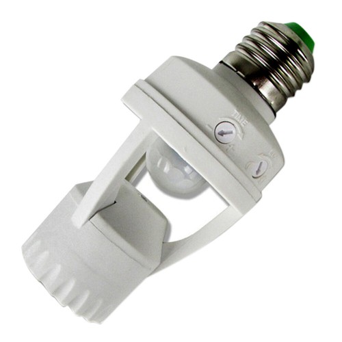 Screw Light Bulb Holder LED PIR Infrared Motion Sensor Lamp Switch Socket - Picture 11 of 25