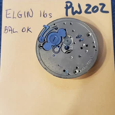 ELGIN   16s     POCKET WATCH MOVEMENT    PW202