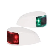 Hella Marine NaviLED Deck Mount Port & Starboard Pair - 2nm - Colored Lens/White
