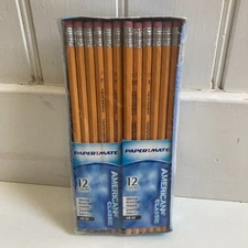 Vintage Paper Mate American Classic Wood Pencils 48 Pencils HB #2 USA Made 2003