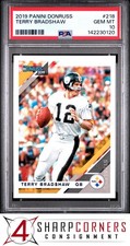 2019 PANINI DONRUSS #218 TERRY BRADSHAW HOF PSA 10