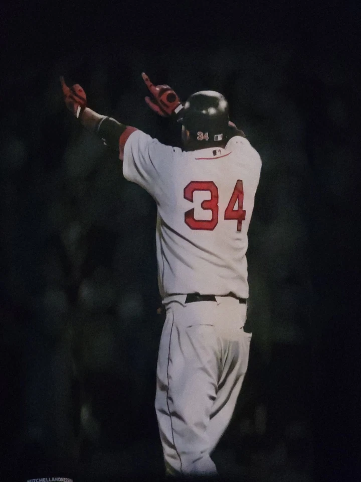 Camisa retro Mitchell and Ness MLB Boston Red Sox David Ortiz XXL para hombre Foto 2 de 4