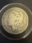 1888 P Morgan Silver Dollar, 90% Silver US Coin.  Capsule included