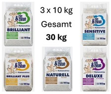 Katzenstreu klumpend 30kg Duft Katzen Klumpstreu staubfrei Babypuderduft Auswahl