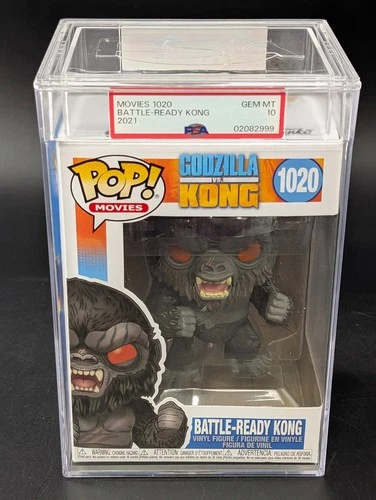 Godzilla vs Kong Battle Ready Kong Funko Pop Movies #1020 PSA 10 GEM MINT