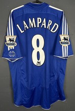 MEN'S FC CHELSEA 2006/2007 FRANK LAMPARD #8 SOCCER FOOTBALL SHIRT JERSEY SIZE L