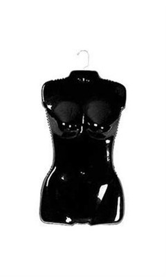 SSWBasics Economy Female Black Plastic Torso Form Fits Women s Sizes 510