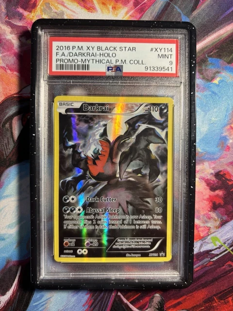 Darkrai XY114 Mythical Black Star Promo Pokemon PSA 9 Mint