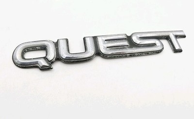 1993-1998 NISSAN QUEST EMBLEM LOGO LETTERS BADGE SIGN TRUNK GATE REAR OEM