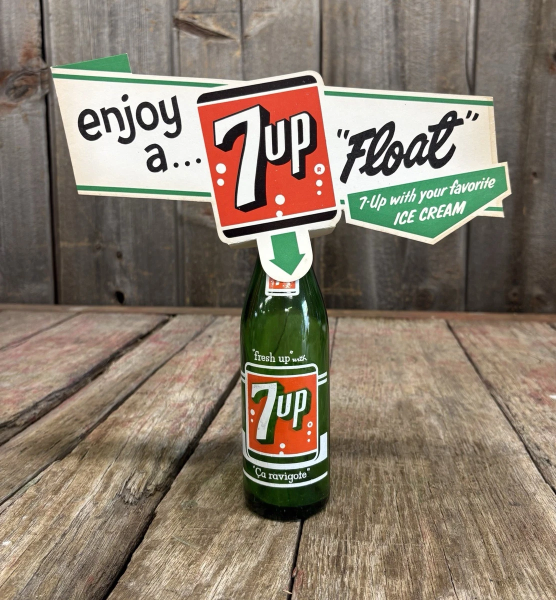 セブンアップ＊７-up＊vintage 1949年製＊コレクタブル 7up Bottle Indiana 7 Up Advertising for sale | eBay