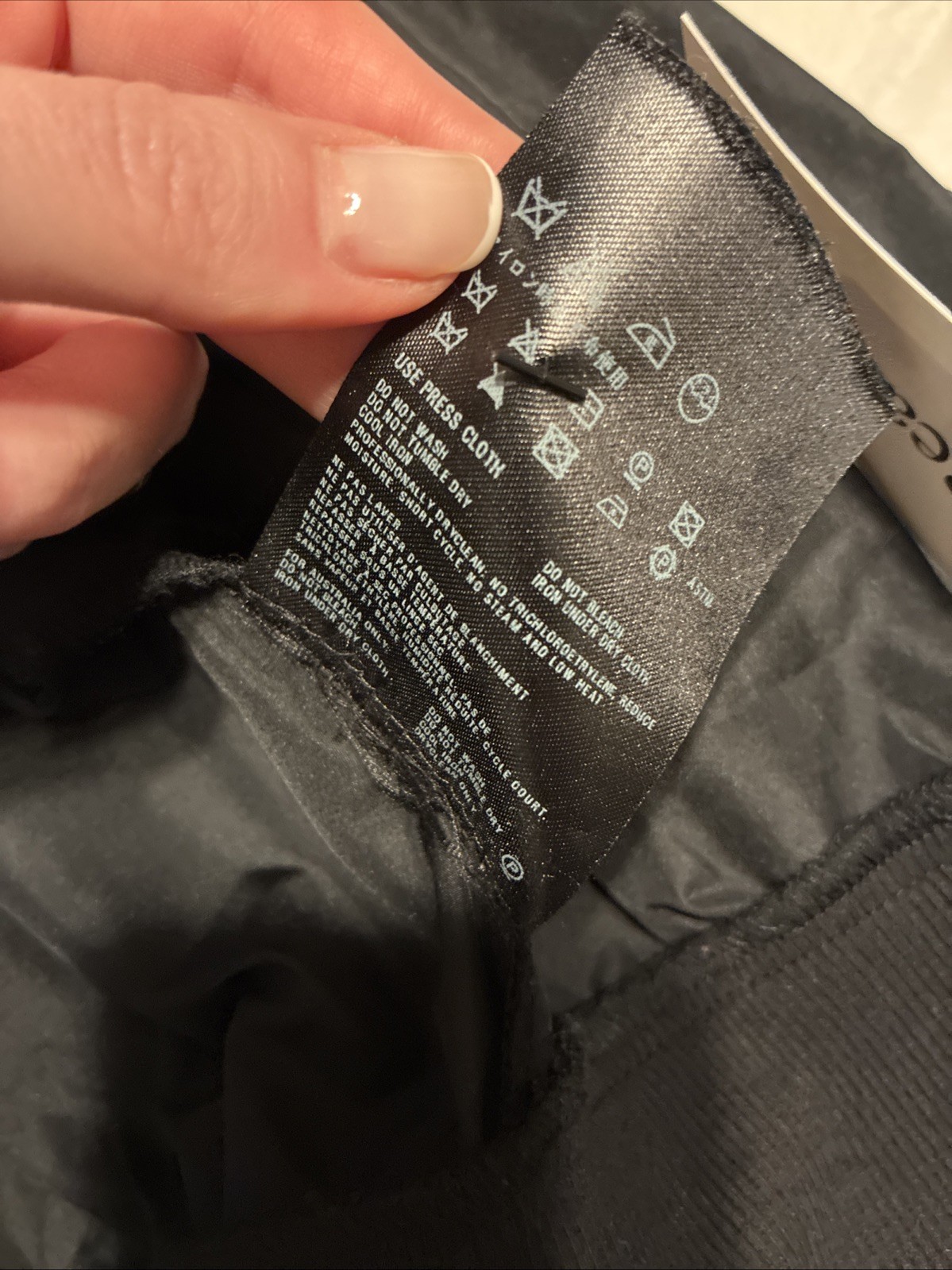 Prada Authentic Solid Black Nylon Sequin Long Sle… - image 6