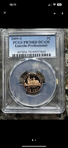 2009 S Lincoln Bicentennial Professional PCGS PR70 Blue Label