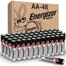 Energizer AA Batteries 48 Count , Double A MAX Alkaline Battery