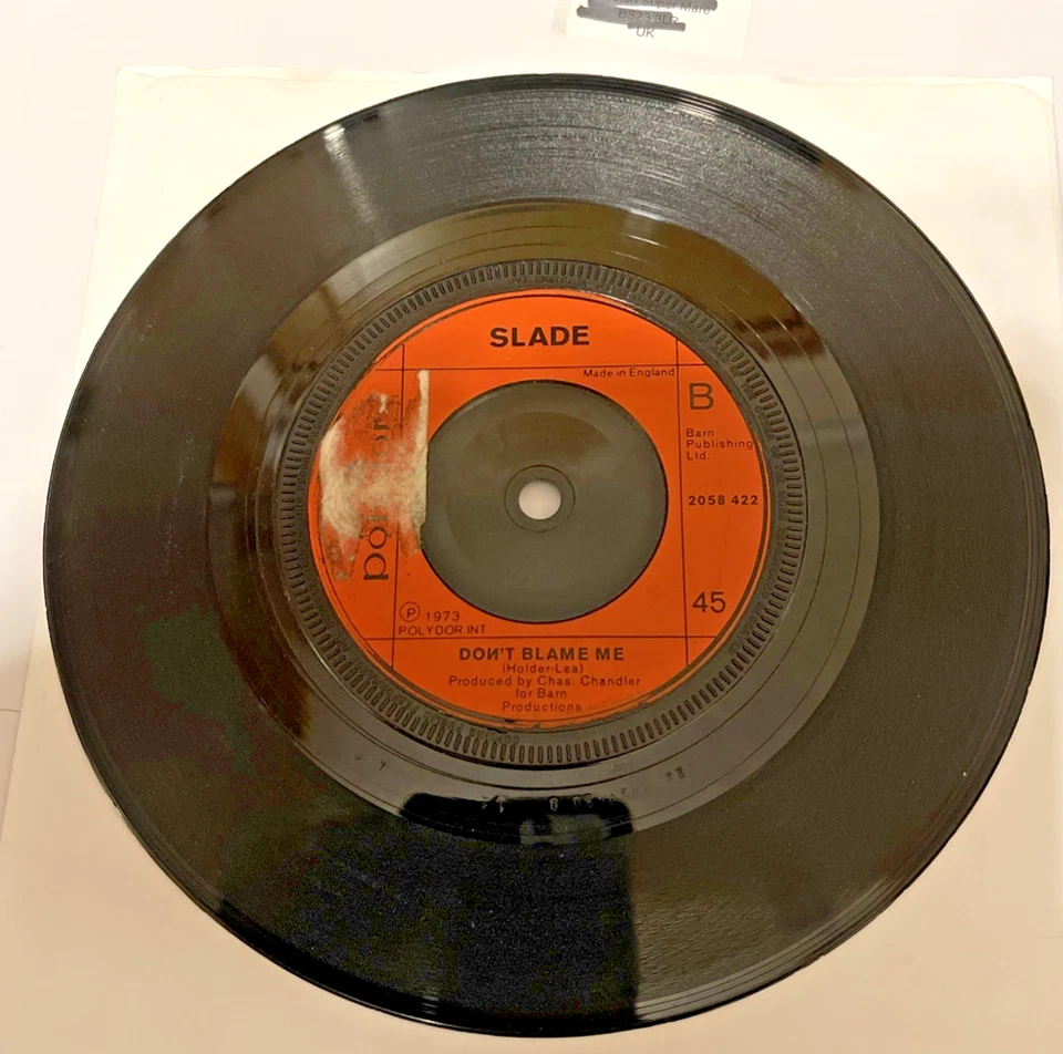 SLADE MERRY XMAS EVERYBODY 1973  7 INCH VINYL SINGLE - Image 2 of 2