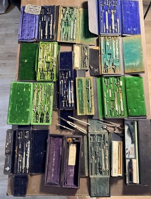 Antique & VTG Drafting Kits & Tools - Technical Supply, Keuffel, Dietzgen etc