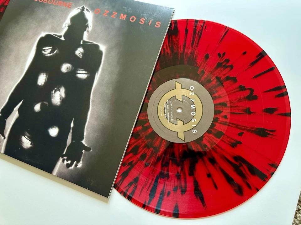 Ozzy Osbourne Ozzmosis RED SPLATTER Vinyl 2LP w/ Poster OFFICIAL NEW Rare 2019 - Image 2 of 4