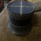 New ListingVintage French WW 2 Kepi Hat Dark Blue Gold Braid Military Cap