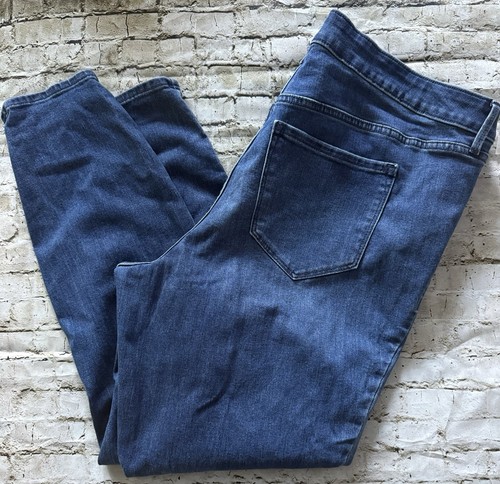 Old Navy High-Rise Super Skinny Dark Wash Stretch Jeans Gr. 22 lang - Bild 2 von 8