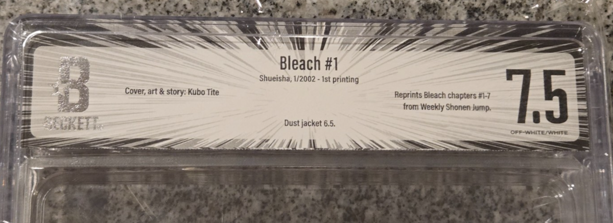 BGS 7.5 Bleach 2002 Japan Japanese Manga First 1st Print Edition
