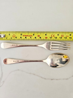 Stirling Silver Fork and Spoon | Hallmarked | 46g Of Solid Silver