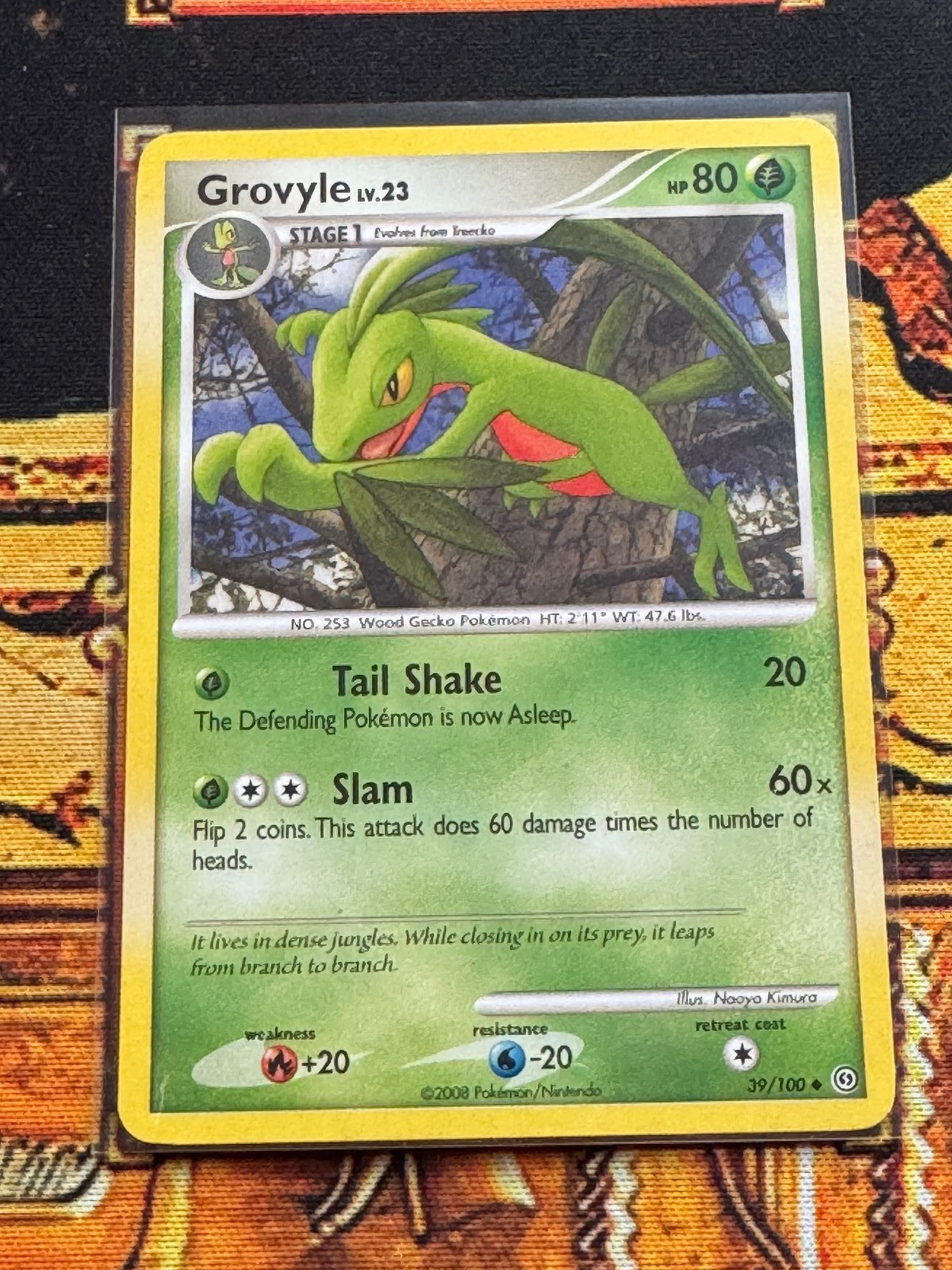 Grovyle 39/100 Stormfront Regular | LP (very good)