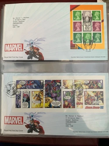 GB 2018 2019 FIRST DAY COVERS COLLECTION 41 FDCs + inserts great condition