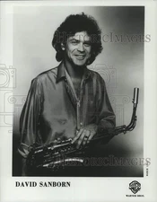 1981 Press Photo Singer & Saxophonist David Sanborn - lrp28612
