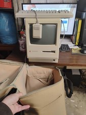 Vintage Apple Macintosh Plus UNTESTED For Parts Repair Beeps When Plugged In