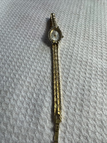 Orologio Vintage Waltham Donna Tono Oro Diamante Quarzo - Foto 5 di 7