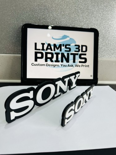 Decorative Sony logo Sign Display two sizes small 16cm Large 25cm - Picture 3 of 4
