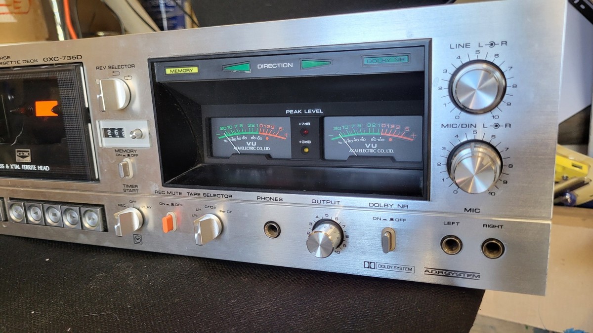 Akai GXC 735D Cassette Deck: Read | eBay