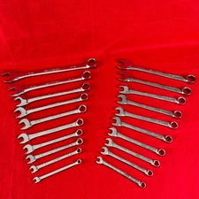 HUSKY 20 PC WRENCH SET 10 SAE & 10 METRIC GREAT CONDITION!