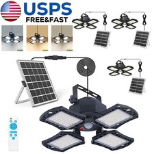168LED Solar Pendant Light Outdoor Indoor Solar Powered Motion Sensor Shed Light