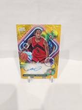 2024 Topps Chrome Cosmic Immanuel Quickley Gold Auto /50 #CCAV-IQ