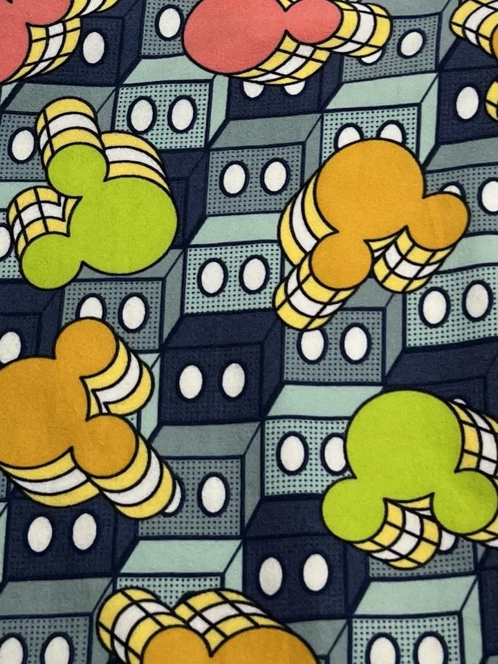 Leggings LuLaRoe DISNEY TC2 Alto Curvilíneo 2 MICKEY MOUSE Colorido Dibujos Animados Salón Foto 2 de 4