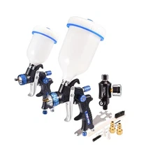 Dynastus Pro Series Gravity Feed Composite HVLP Air Spray Gun Detai... Fast Ship