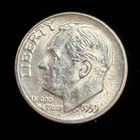 1955-S UNC Roosevelt Dime 90% Silver - Uncirculated Condition A6-7