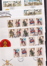 GB Army Parachute Reg Arnhem Parachuting choice of FDC & special pmks France IOM