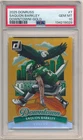 SAQUON BARKLEY 2025 PANINI DONRUSS DOWNTOWN GOLD EAGLES #06/10 PSA 10 GEM MINT