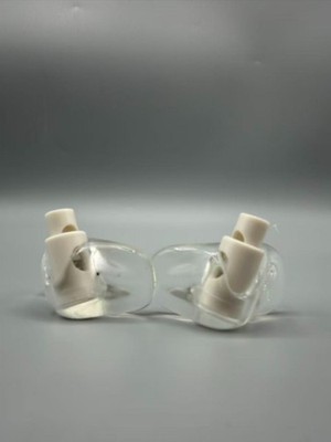 White Base Black Jumpman With Clear Holder Lace Locks for Retro V VI Shoes