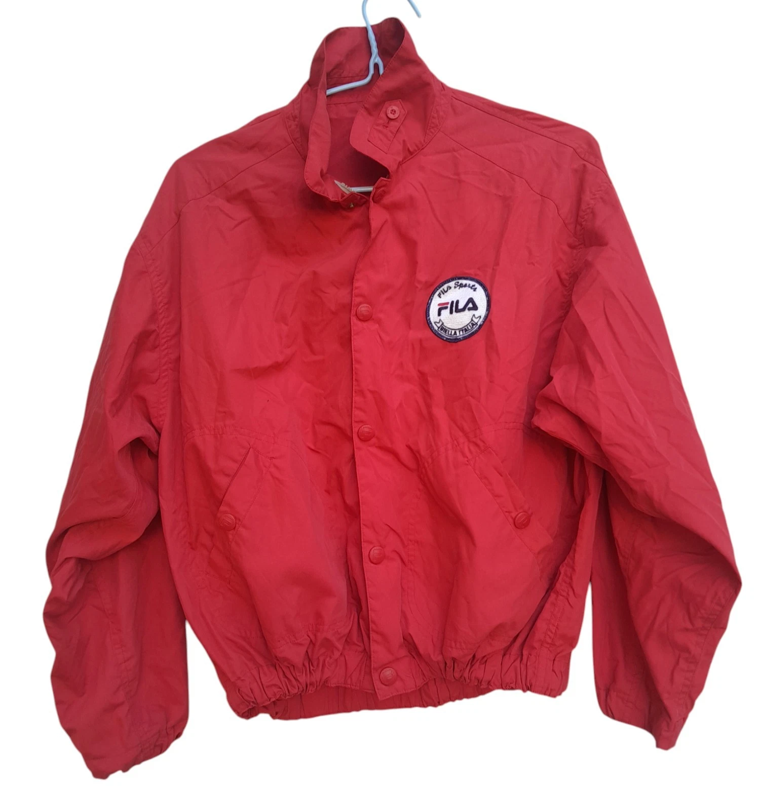 Vintage 90s FILA Biella Italia Giapponne Colorblock Bomber Jacket Large JEA 3305