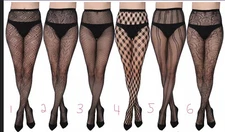 Frenchic Fishnet Crochet Lace Tights Pantyhose (size 3X/4X) Style 1004