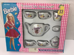 barbie china tea set 1994
