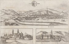 Bad Hersfeld Original Kupferstich Dilich 1605