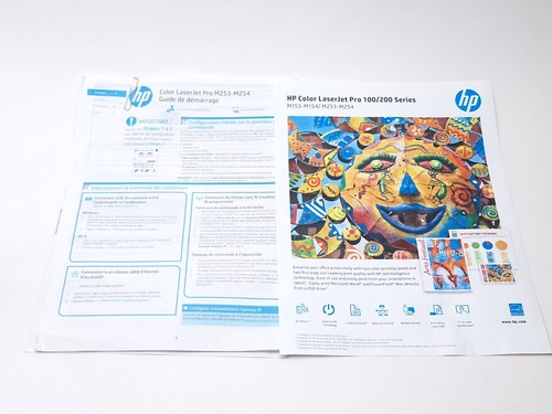 HP Color LaserJet Pro M254dw Duplex Wireless Laser Printer T6B60A TESTED - Picture 10 of 10