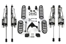 Fox Shox Reservoir Shocks & Teraflex Coil Spring Lift Kit For 07-18 Wrangler JK
