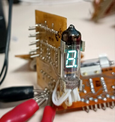 8 pcs IV-8 VFD Fluorescent Tube in board Indicator clock DIY USSR nixie lamp