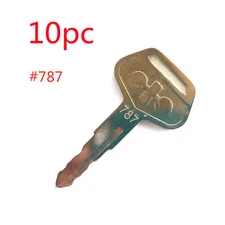 10pc key Fits Komatsu Keys #787 for Excavator Grader Dozer Loader Heavy Equipme