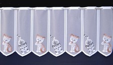  Katzen Scheibengardine 8 Breiten Kindergardine Bistrogardine Mädchen Gardine 