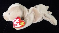 Rare Retired Ty 1997 Beanie Baby FETCH Golden Retriever Dog MWMT 1998 Tush Error